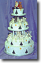 Wedding Cakes - Jungle themed wedding cake, Tarzan and Jane bride and groom
