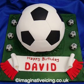Football Birthday Cakes on 3d Football Birthday Cake