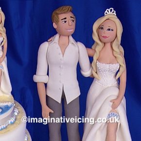 Seaside Beach Wedding Cake