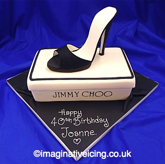 30th Birthday Cakes on Stiletto High Heel Shoe Birthday Cake   Imaginative Icing