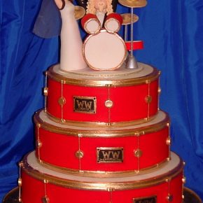Drum Kit Wedding Cake Drum Kit Wedding Cake